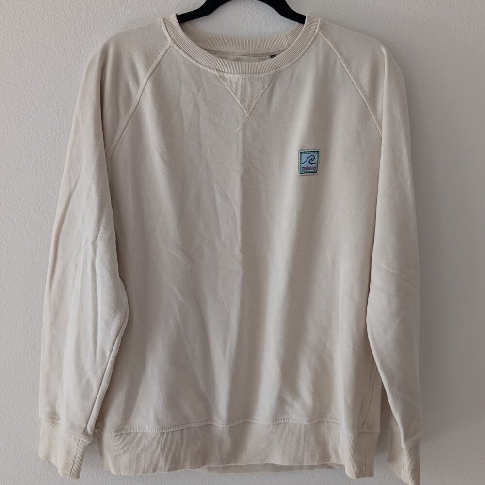 FAGUO French Sustainable Crewneck Sweatshirt - Off-White